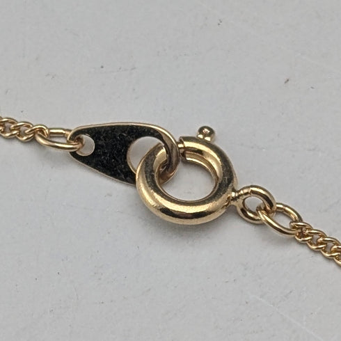 復古金心型小盒吊飾與項鍊